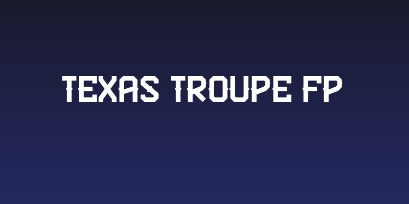 Texas Troupe FP Social Header