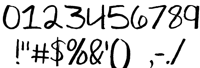 Texas Woman Demo Font OTHER CHARS