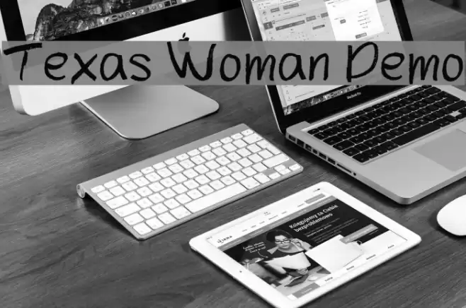 Texas Woman Demo Font examples
