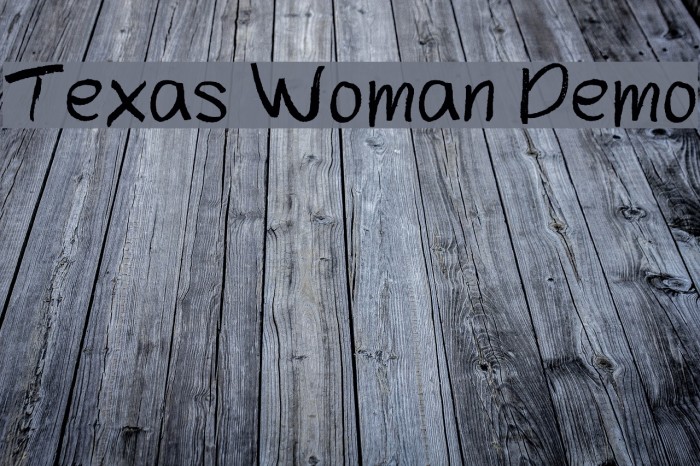 Texas Woman Demo Font