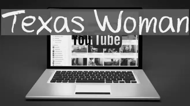 Texas Woman Font examples