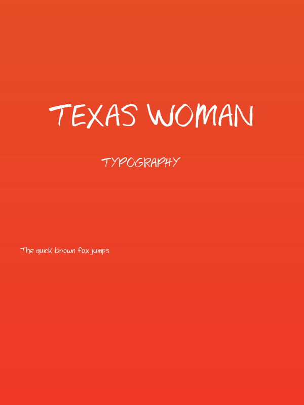 Texas Woman Poster