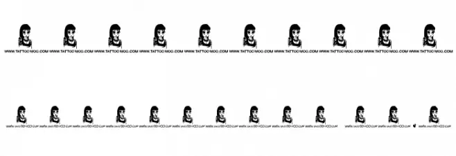 Texas Font Alte caractere