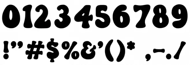 TexasSauce Font OTHER CHARS