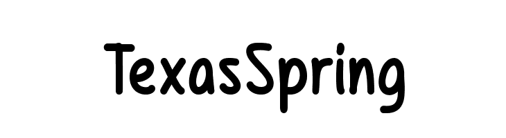 TexasSpring  Скачать бесплатные шрифты