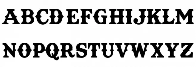 TexasTangoBOLDPERSONALUSE 字体 小写