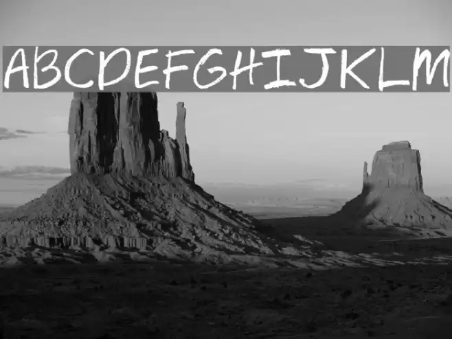 TexasWoman Font examples