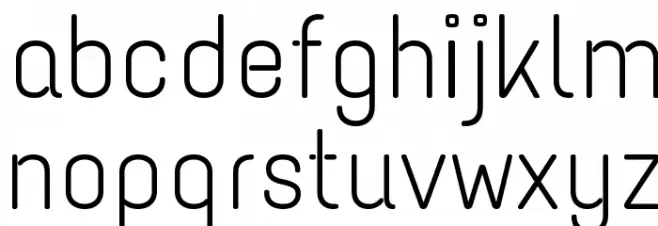 Text Me One Шрифта строчной