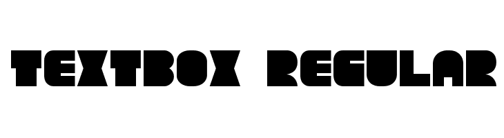 TextBox Regular  font caratteri gratis