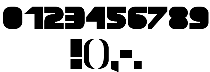 TextBox Regular Font OTHER CHARS