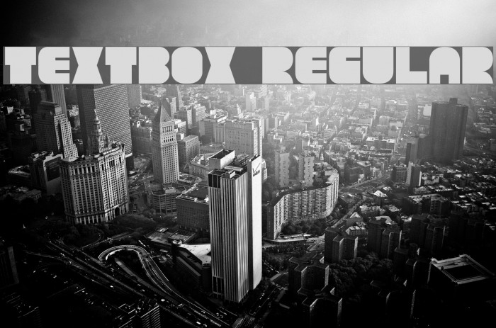 TextBox Regular Font examples