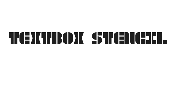 TextBox Stencil Logo