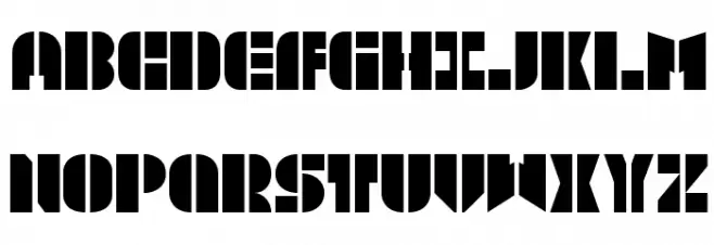 TextBox Stencil Шрифта строчной