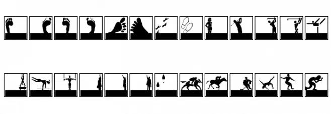 TextEmptyStickers フォント 大文字