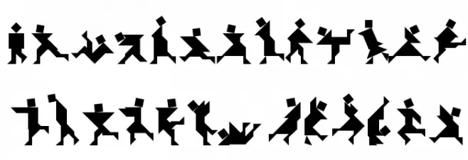 Textan - Piple Schriftart Groß
