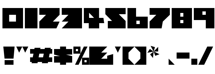 Textan - Square Font OTHER CHARS