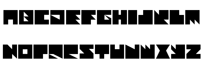 Textan - Square Font LOWERCASE