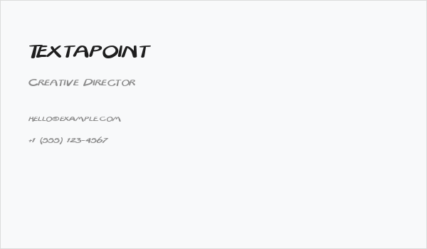 Textapoint Business Card