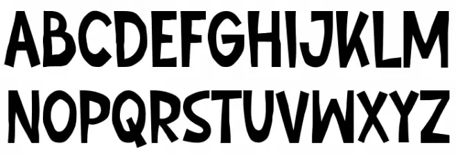 Textbook-Charlie Schriftart Groß