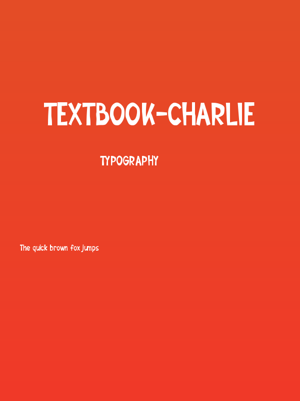 Textbook-Charlie Poster