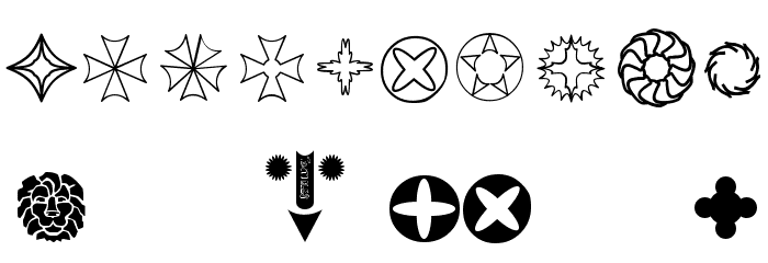 Texticles Font OTHER CHARS