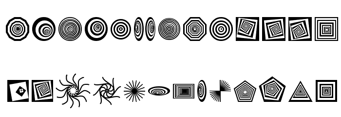 Texticles Font LOWERCASE