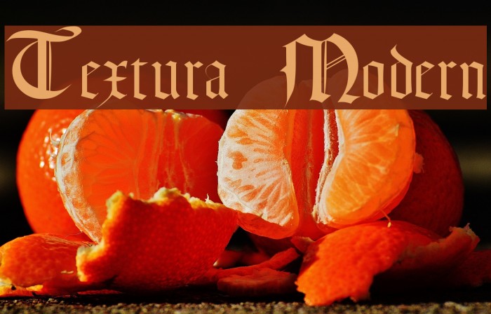 Textura Modern Font examples