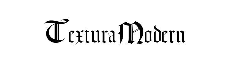 TexturaModern  Frei Schriftart Herunterladen