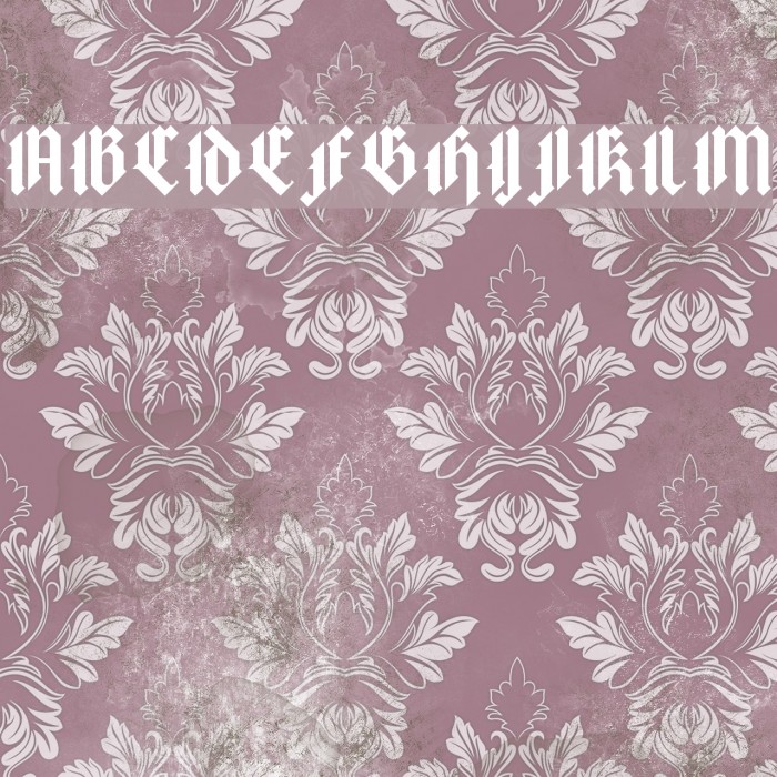 Texture Regular Font examples
