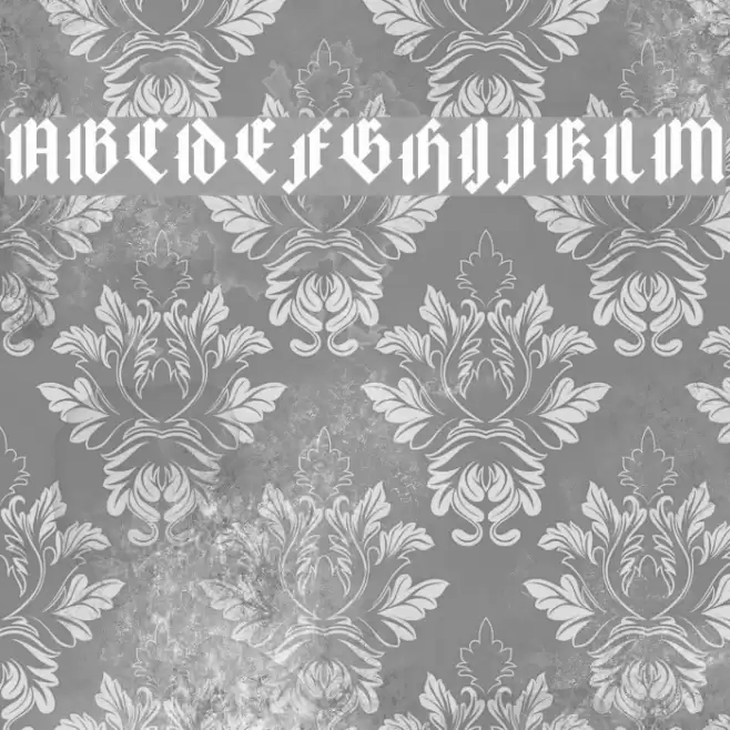 Texture Regular Font examples