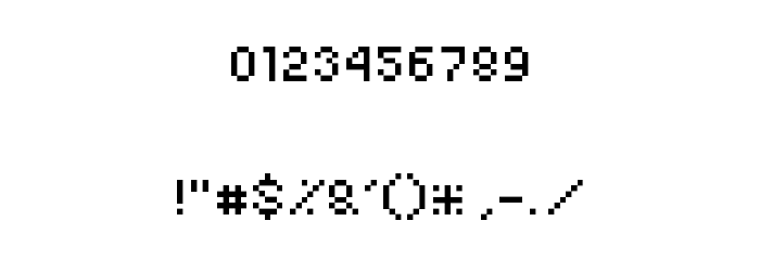 techkr Font OTHER CHARS