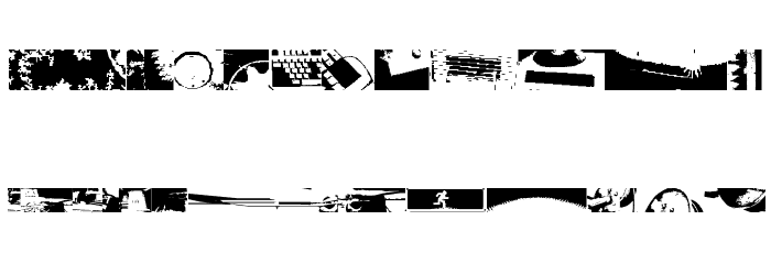 techneck Font LOWERCASE