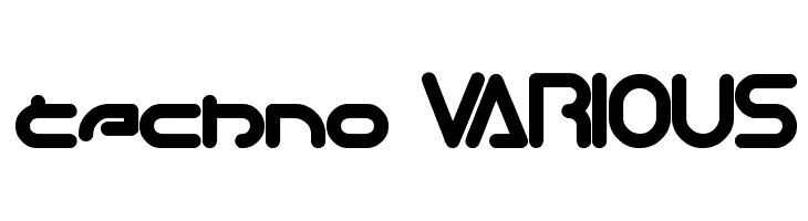 techno VARIOUS  Free Fonts Download