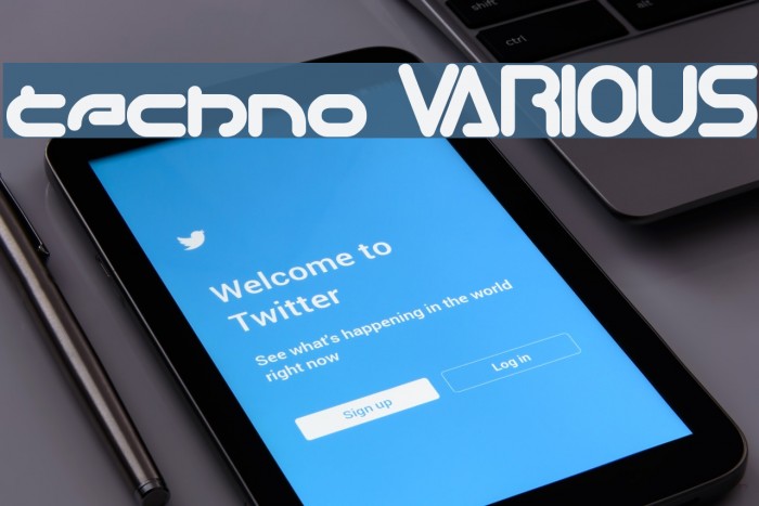 techno VARIOUS Font examples
