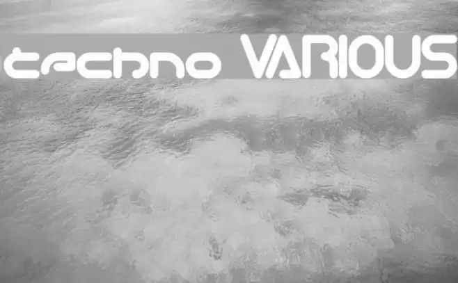 techno VARIOUS Font examples