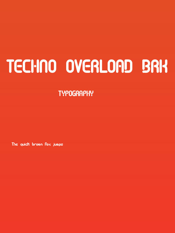 techno overload BRK Poster