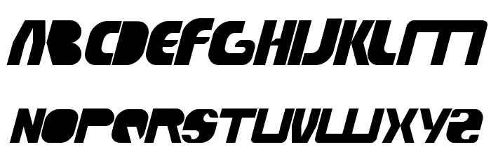 techno tech Font LOWERCASE