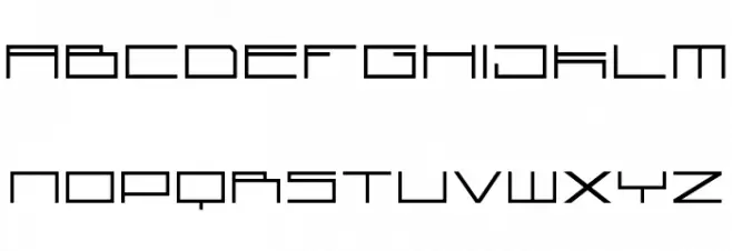 technoid one Шрифта ВЕРХНИЙ