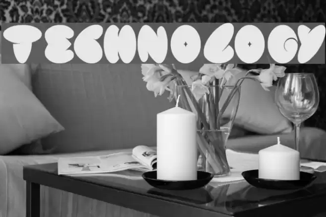 technology Font examples