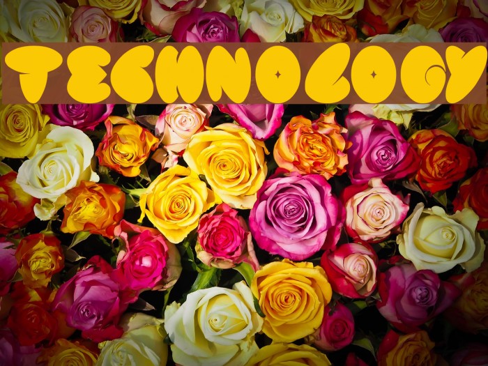 technology Font examples