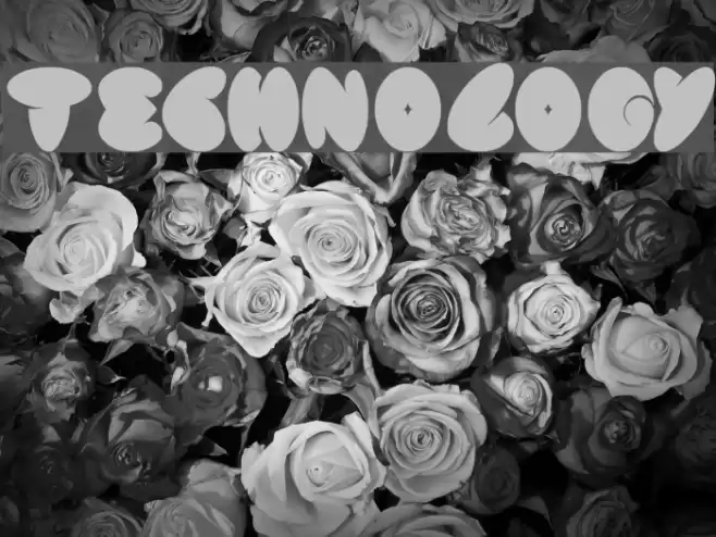 technology Font examples