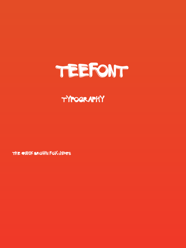 teefont Poster