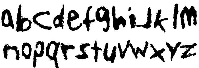 teen spirit Font LOWERCASE