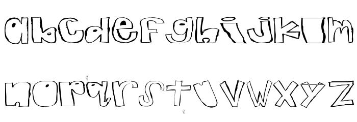 teenage dreamRegular Font LOWERCASE