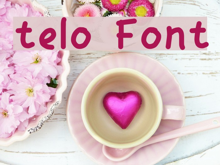 telo Font examples