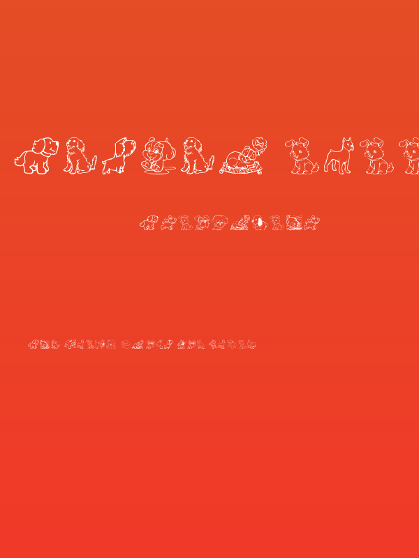 tender puppies Poster