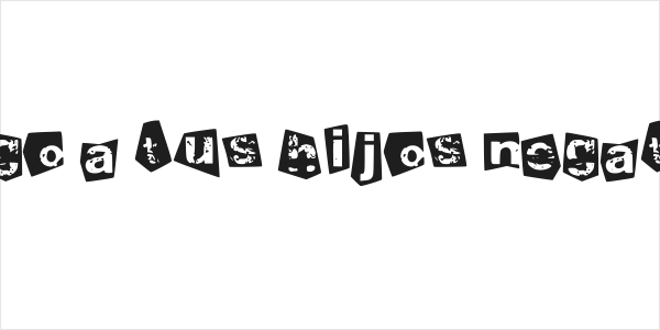 tengo a tus hijos negativo Logo