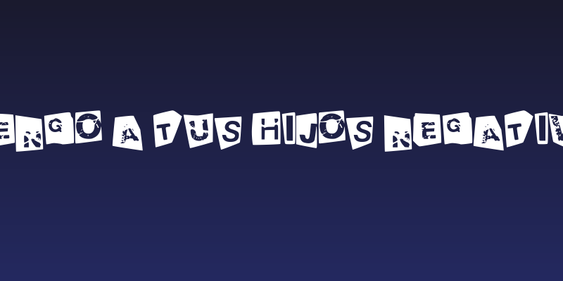 tengo a tus hijos negativo Social Header