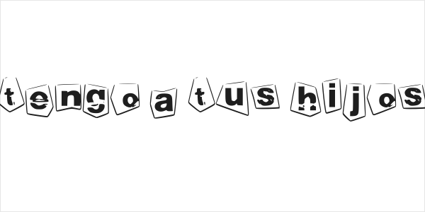 tengo a tus hijos Logo