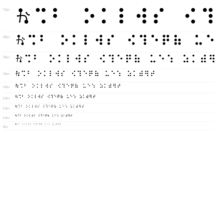 tentenhiragana Waterfall